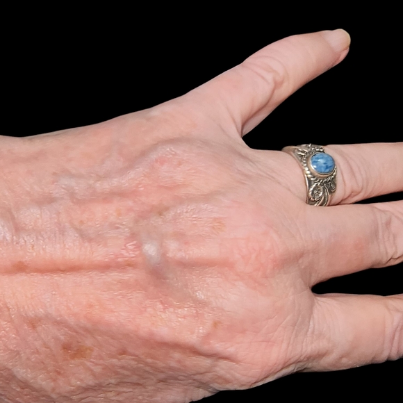 Carolyn Pollack Sterling Silver And Sterling Silver Ornately Embellished Ring - Picture 6 of 10